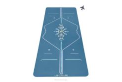 Liforme blå kosmisk måne resa yogamatta yogamattor 4B0647