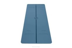 Liforme blå utveckla matta yogamattor 4B0634