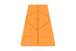 Liforme livlig orange klassisk yogamatta för barn yogamattor 4B0677