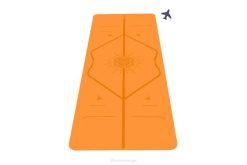 Liforme livlig orange lycka resematta yogamattor 4B0657