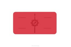 Liforme röd yogadyna samling 4B0692