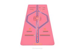 Liforme rosa lekfull yogamatta för barn yogamattor 4B0665