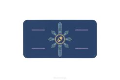 Liforme skymningsblått cosmic moon yoga pad samling 4B0679