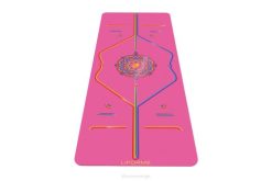 Liforme tacksam rosa/regnbåge tacksam regnbågsyogamatta yogamattor 4B0625
