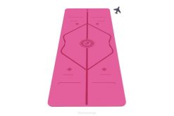 Liforme tacksam rosa tacksamhet resematta yogamattor 4B0661